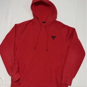 Under Armour Mens Project Rock Charged‎ Fleece Loose Pullover Hoodie